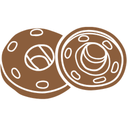 Button closure for safety