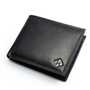 Top Grain Leather Bifold Wallet with RFID