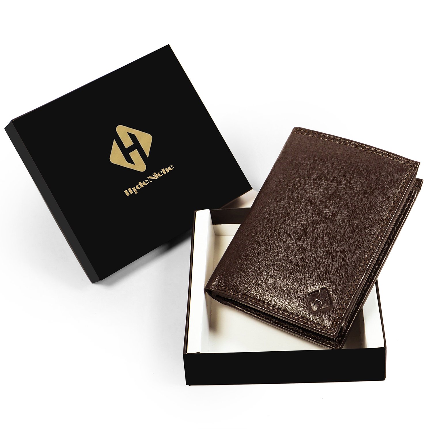 Premium Leather RFID Wallet | Compact Leather Bifold Wallet - Image 5